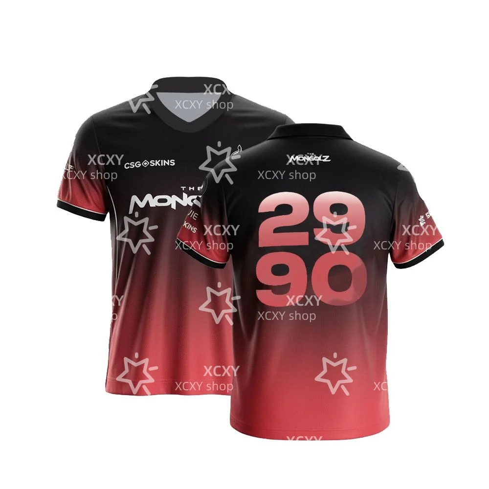 

Футболка для фанатов команды The Mongolz Esports Team 2026, модель 2990, для игроков CS2 Major Pro League, тренировочная, мужская, для серфинга и пляжа