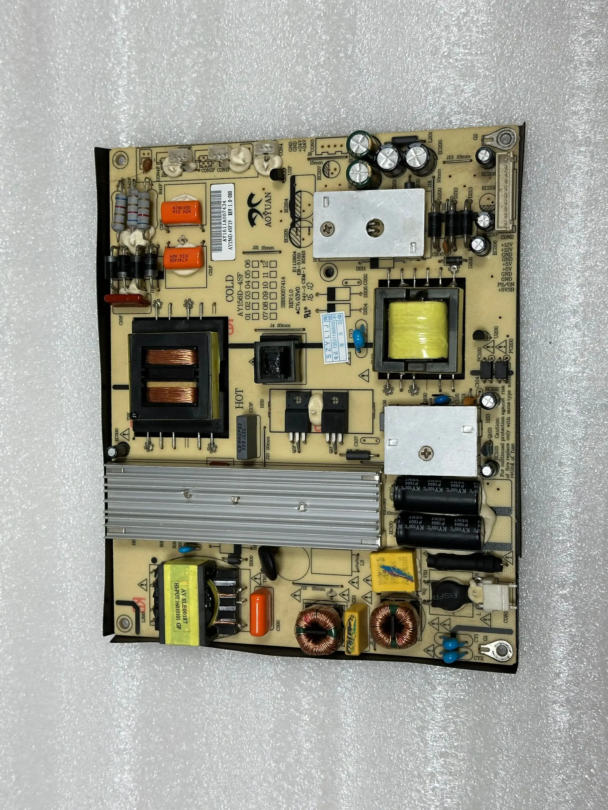 Good quality for 55CE1168R3 power board AY156D-4SF19 REV:1.0-080 AY156D-4SF