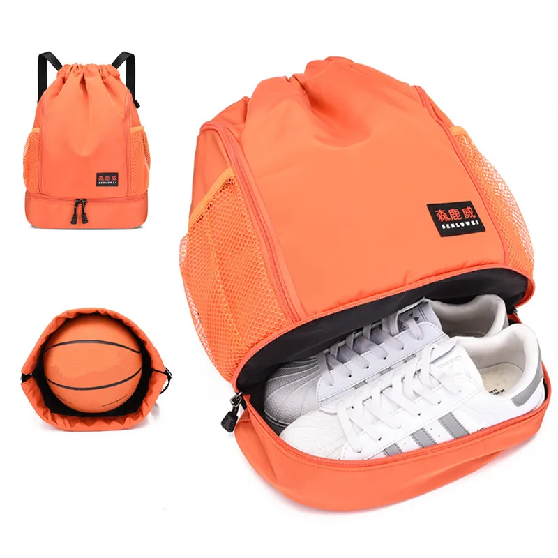 Sacos grandes de ginástica com cordão, mochila para viagem, mochila escolar de basquete, bolso para sapatos, mochilas esportivas para mulheres e homens