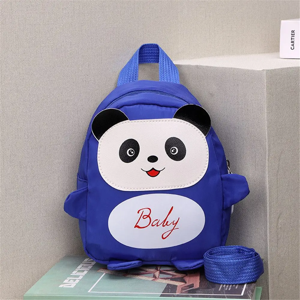 Nylon Baby Girls Boy Preschool Kids Toddler Mini Backpack School Bags Anti-lost Panda  Cartoon