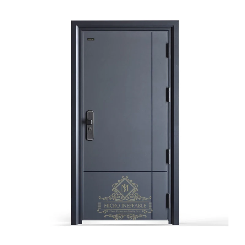 

High Quality American Style Anti Theft Security Entrance Steel Door Safety Exterior Doors For Houses