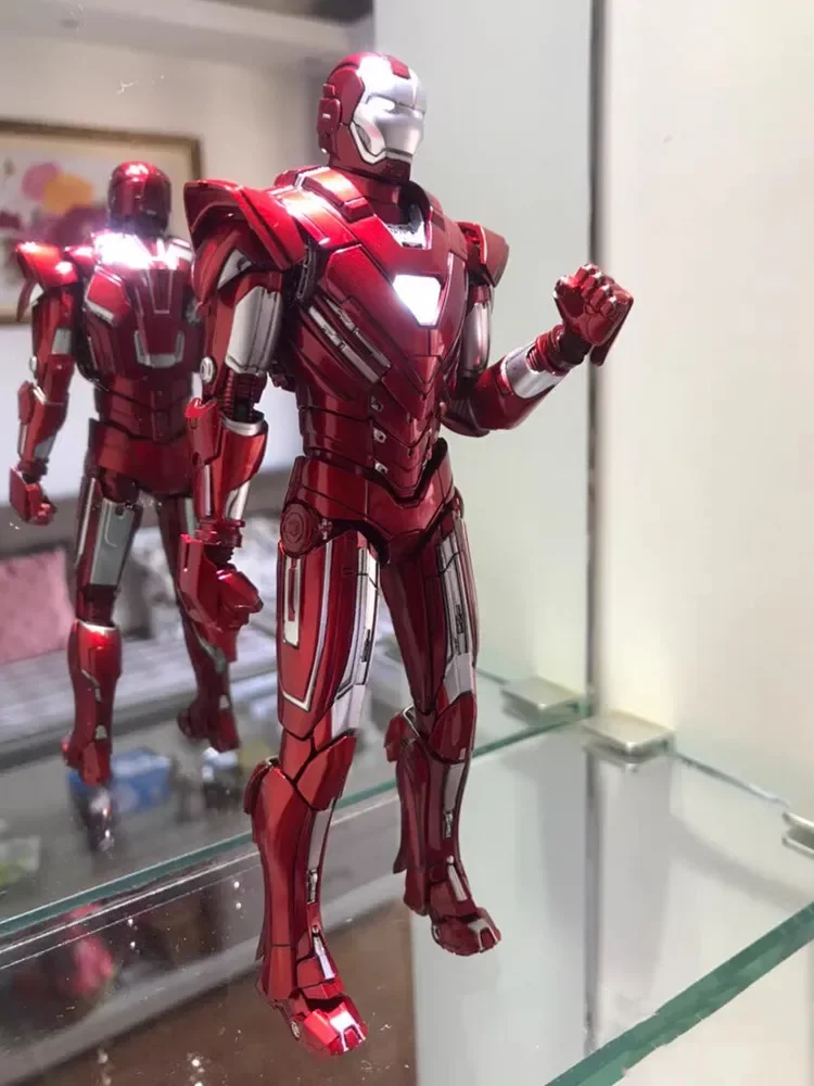 

1/12 Alloy Iron Man Marvel The Avengers Figure Cs Mk33 Mk30 Centurion Movable Luminous Soldier Model Collect Ornaments Toy Gift