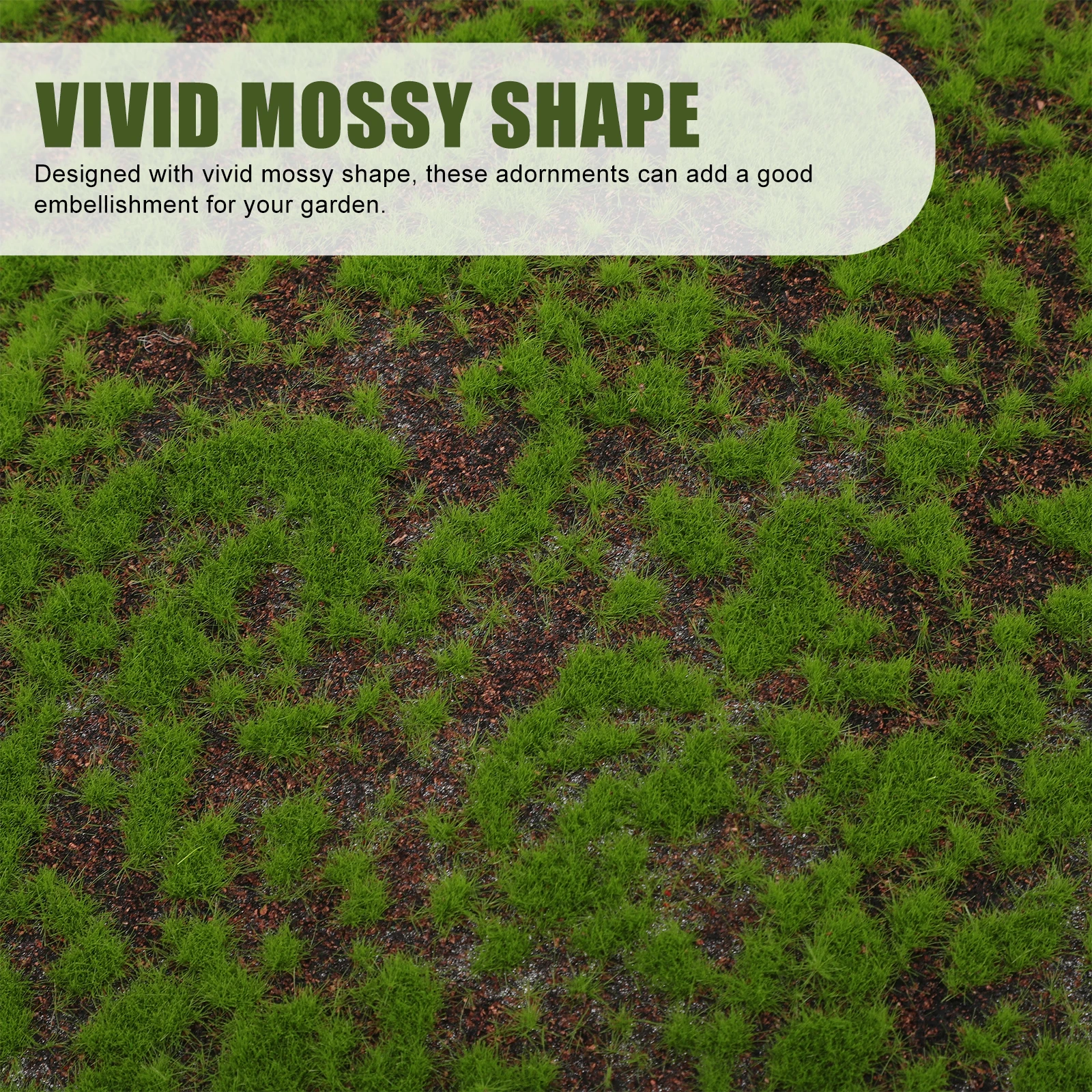 

Artificial Simulated Moss Decoration Fake Grass Carpet Micro Landscape Prop Mini Garden Artificial Grass Lawn Accessory