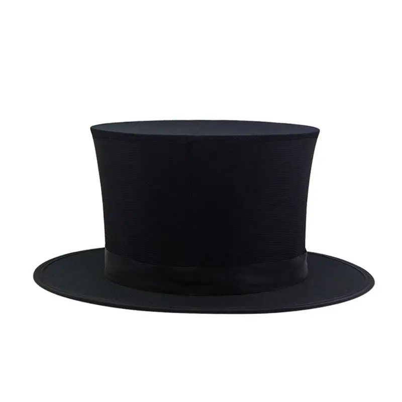 DIY Novelty Black Folding Top Hat Party Accessories Artificial Prop Hat