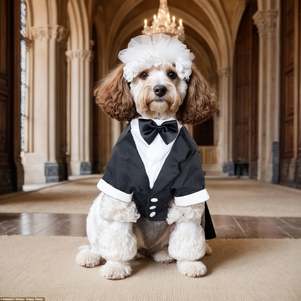 

Pet Teddy Dog Wedding Suit Black Suit Red Formal Dress Pet Wedding Party Decoration Clothing