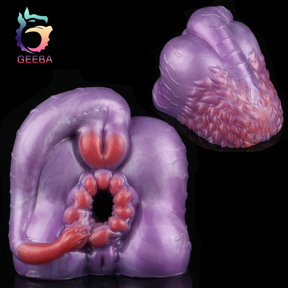 GEEBA Aurora Beast Silicone Masturbator For Men 18+ Single Channel Pocket Pussy Stroker Realistic Vagina Onahole Adult Sex Toys