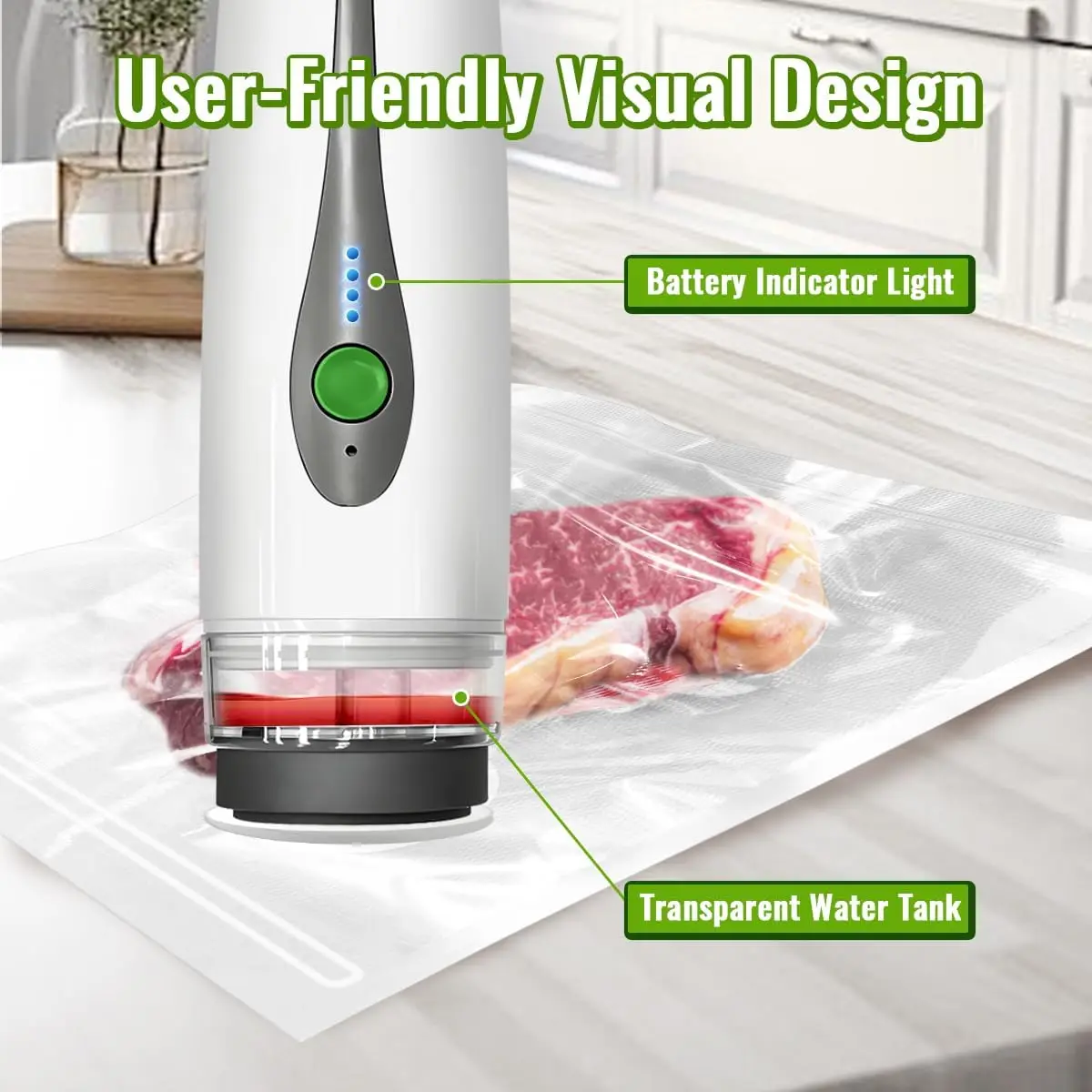 Automatic Mini Vacuum Sealer Packaging Machine Household Plastic Food Snack Storage Home Appliance Electric Power Source
