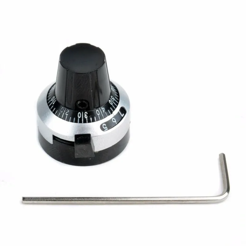 Counting Dial Rotary Knob Tool 10K Ohm 10 Turn Adjustable Potentiometer Wire Wound ±2~±10% Resistance Tolerance