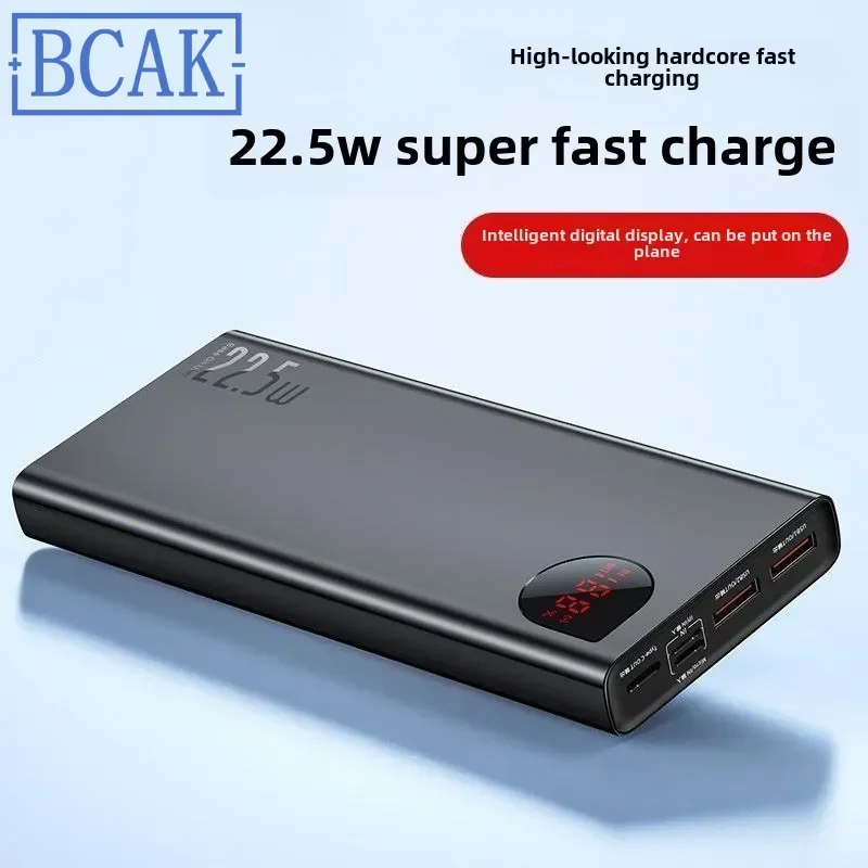 New Style 10000Mah 20000mah Power Bank 22.5W Mobile Phone PD Fast Charging BCAK Portable Mobile Power Supply