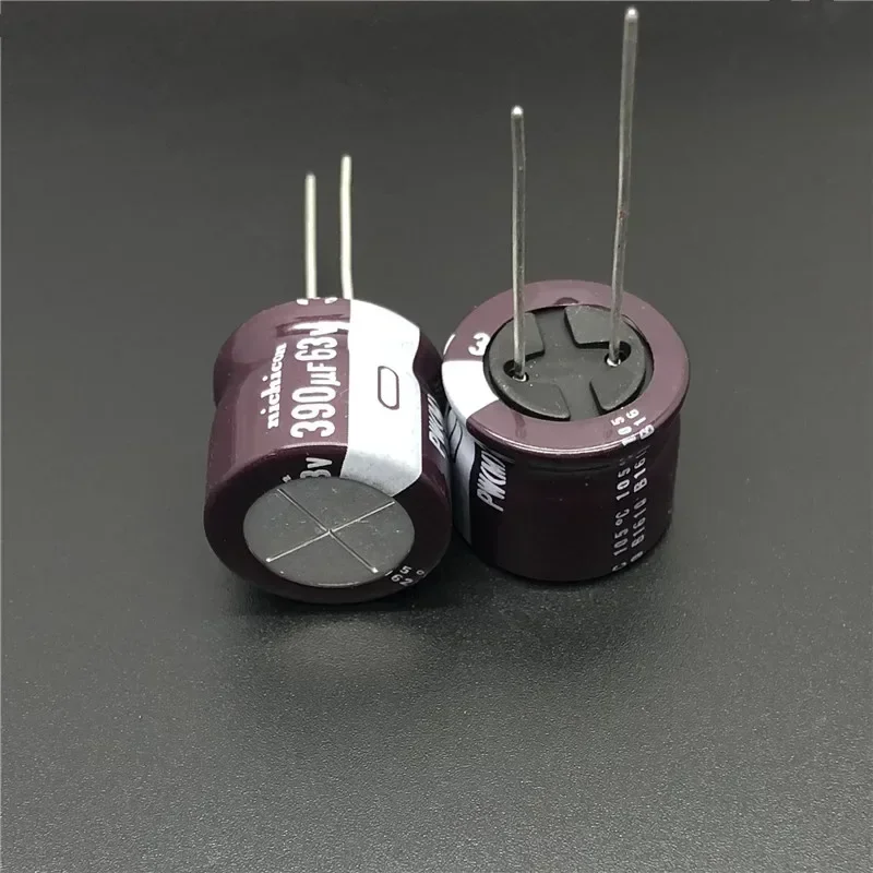 

5Pcs/20Pcs 390uF 63V NICHICON PW Series 18x16mm Low Impedance 63V390uF Aluminum Electrolytic capacitor