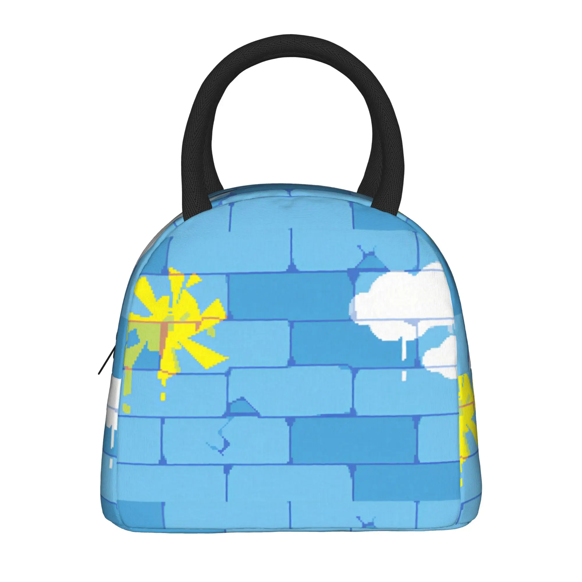 Deltarunes Bricks Pixel Art  Insulated Lunch Bags Thermal Bag Lunch Container  Large Tote Lunch Box Bento Pouch College  Picnic