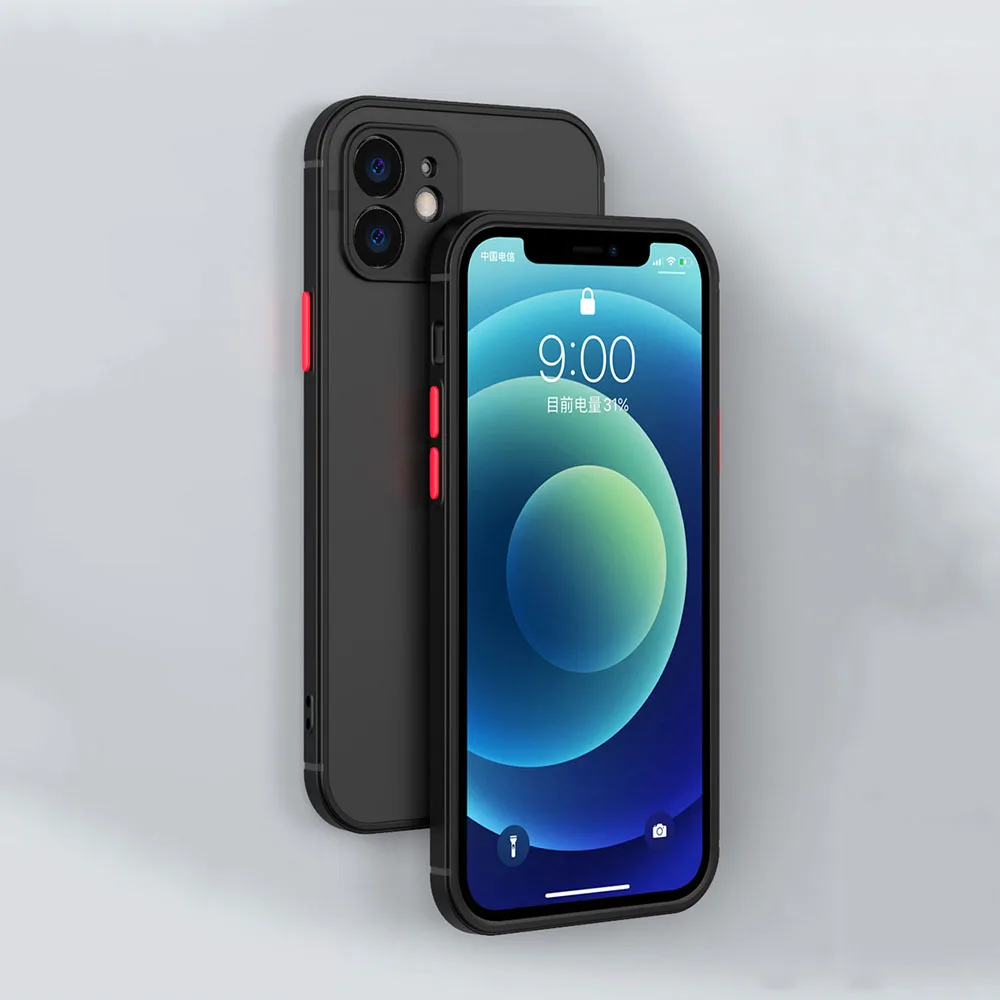 아이폰 휴대폰 케이스, 호랑이 물고기 사자 검은 늑대 반투명 커버, 아이폰 16 플러스 15 프로 맥스 14 7 8 XR SE 11 12 13 미니 X XS 패션