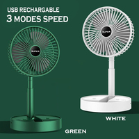 New Kipas Mini Adjustable Mini Fan Kipas Small Cooling Handy Desk Home Office Table Battery USB Rechargeable Portable