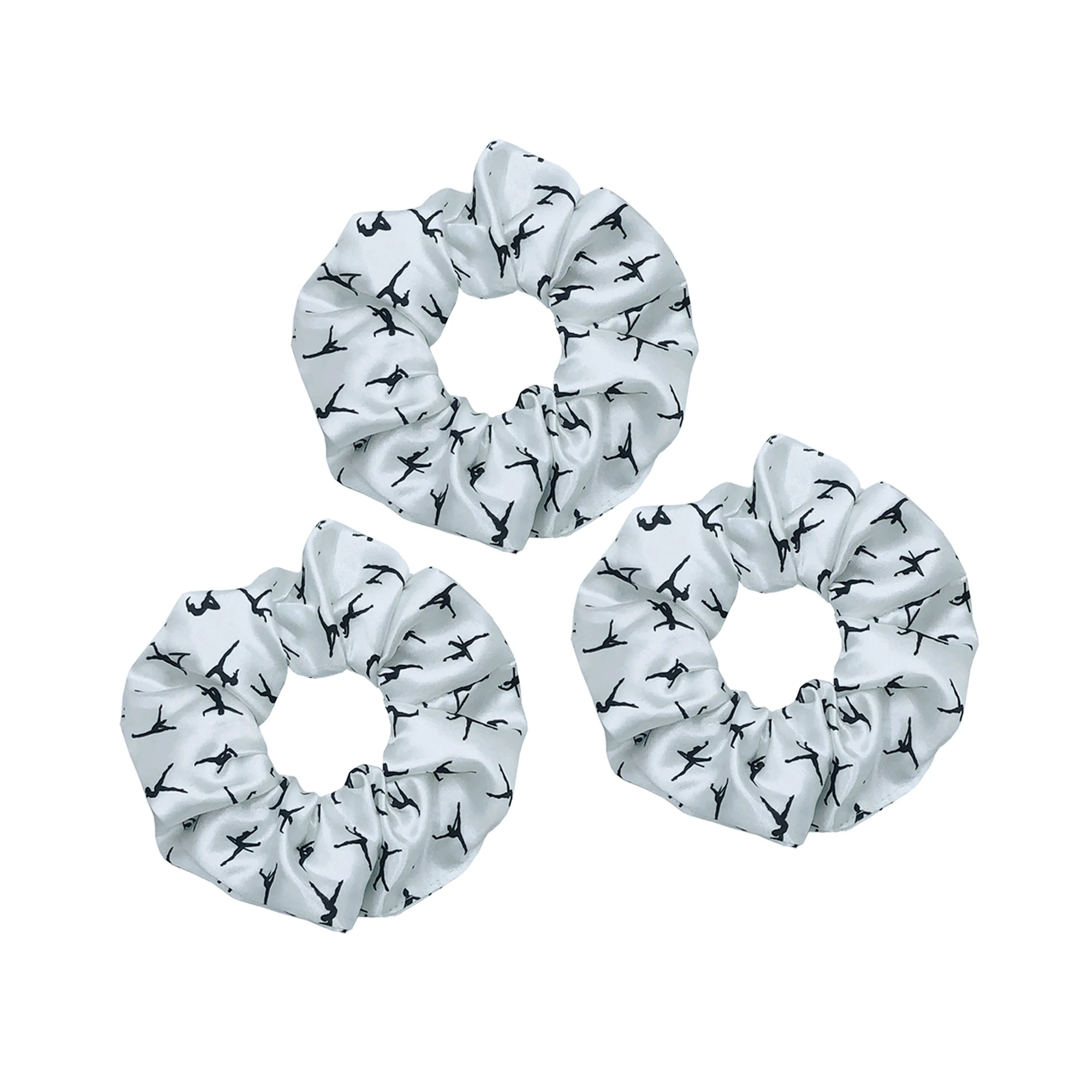 5 Stücke/20 Stücke Gymnastik Tanz Druck Scrunchies Haargummi Hohe Elastizität Elastisches Haarband Pferdeschwanzhalter Frauen Haarschmuck – Detail 9