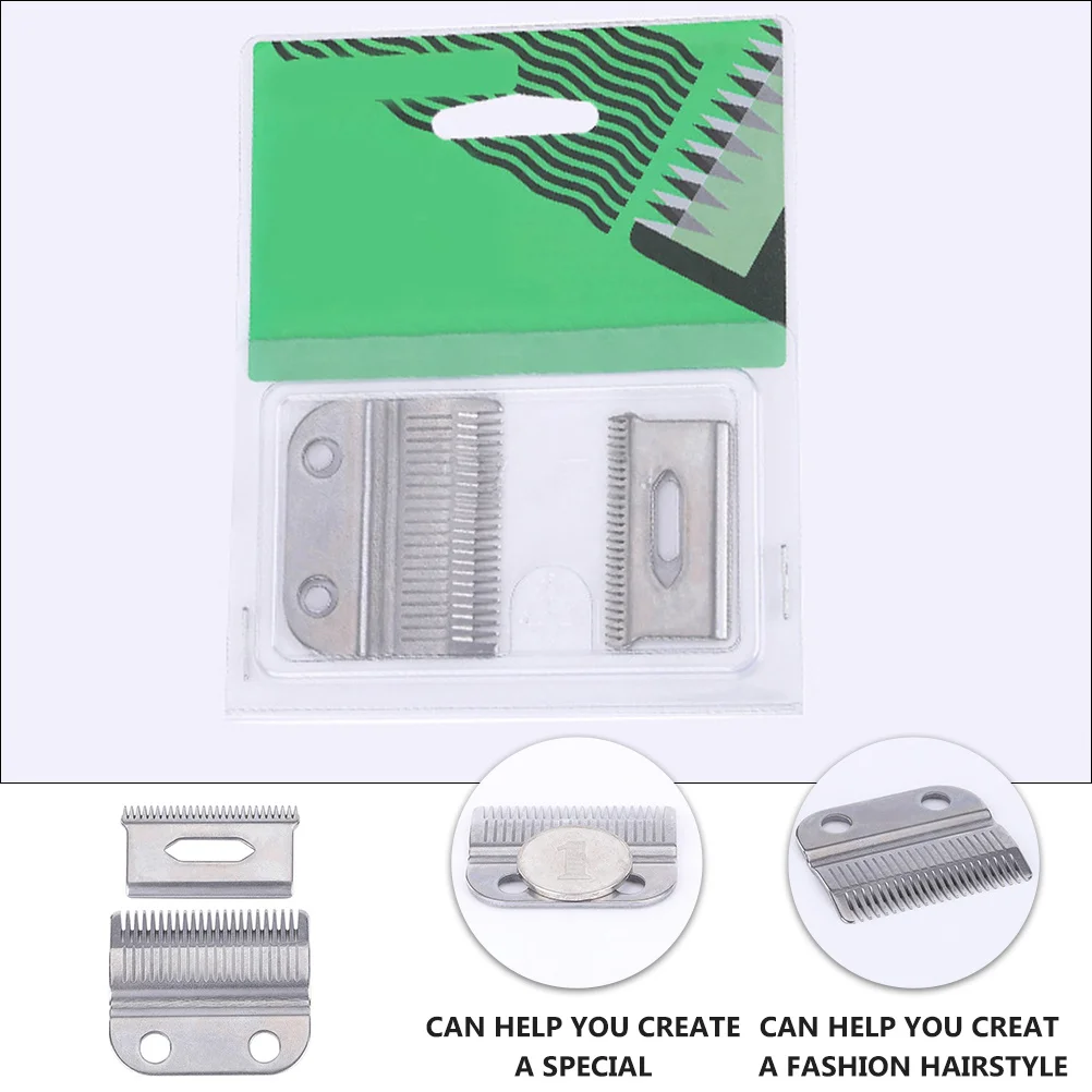 1 مجموعة الشعر المتقلب استبدال شفرات عالية الجودة السلس القاطع رئيس دقيق التشذيب المقص الكهربائي الشعر المشكل شفرات المحمولة