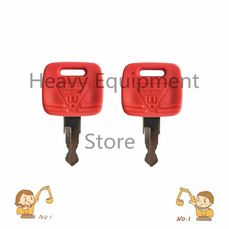 

2Pcs For John Deere Tractor Ignition Keys OEM RE183935 RE43492 RE71557 Models 6010 6110 6210 6310 6410 6510 6610 6810 6910