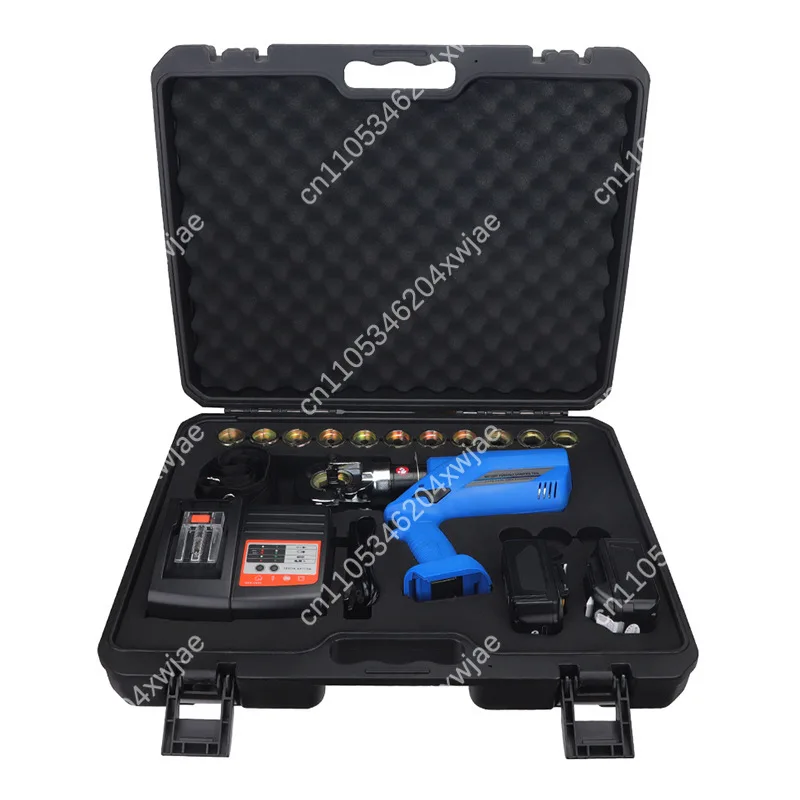 Cordless Hydraulic Cable Crimper Lithium Battery Powered for Copper Aluminum Terminal Crimping