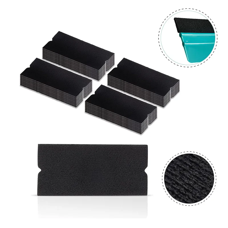 40Pcs/20Pcs Squeegee Felt Cloth for Vinyl Film Scraper Car Wrap Tools Fabric Felt for Spatula 4\