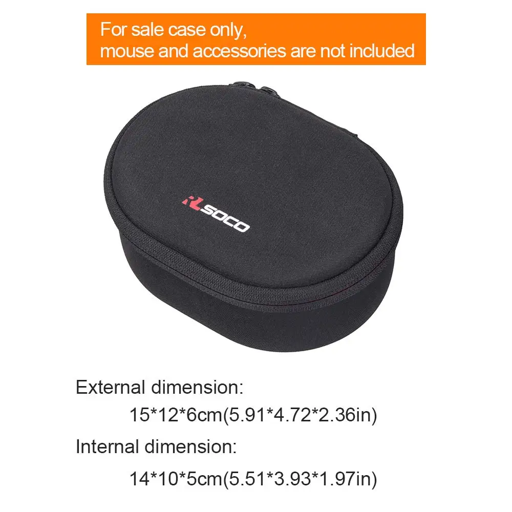 Hard Case for Multiple General Mouses, Anti-fall, Waterproof, Pressure-resistant Portable Carry Box Bag(Case only)size-14x10x5cm