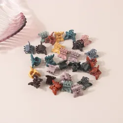 Girls Cute Small Matte Texture Hair Claws Lovely Flower Children Hair Clips Hairpins Kids Fashion Hairpin