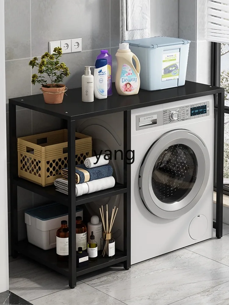 

lmm Washing Machine Rack Balcony Sunscreen Roller Stainless Steel Kitchen Rack