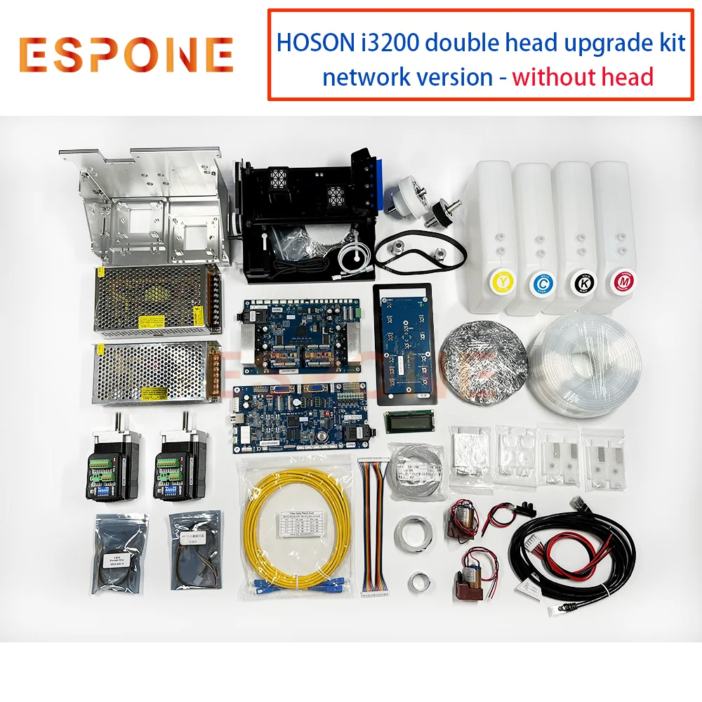 مجموعة ترقية ESPONE Hoson لإبسون dx5/dx7/xp600 تحويل إلى I3200 مجموعة إصدار الشبكة ذات الرأس المزدوج لطابعة التنسيقات الكبيرة