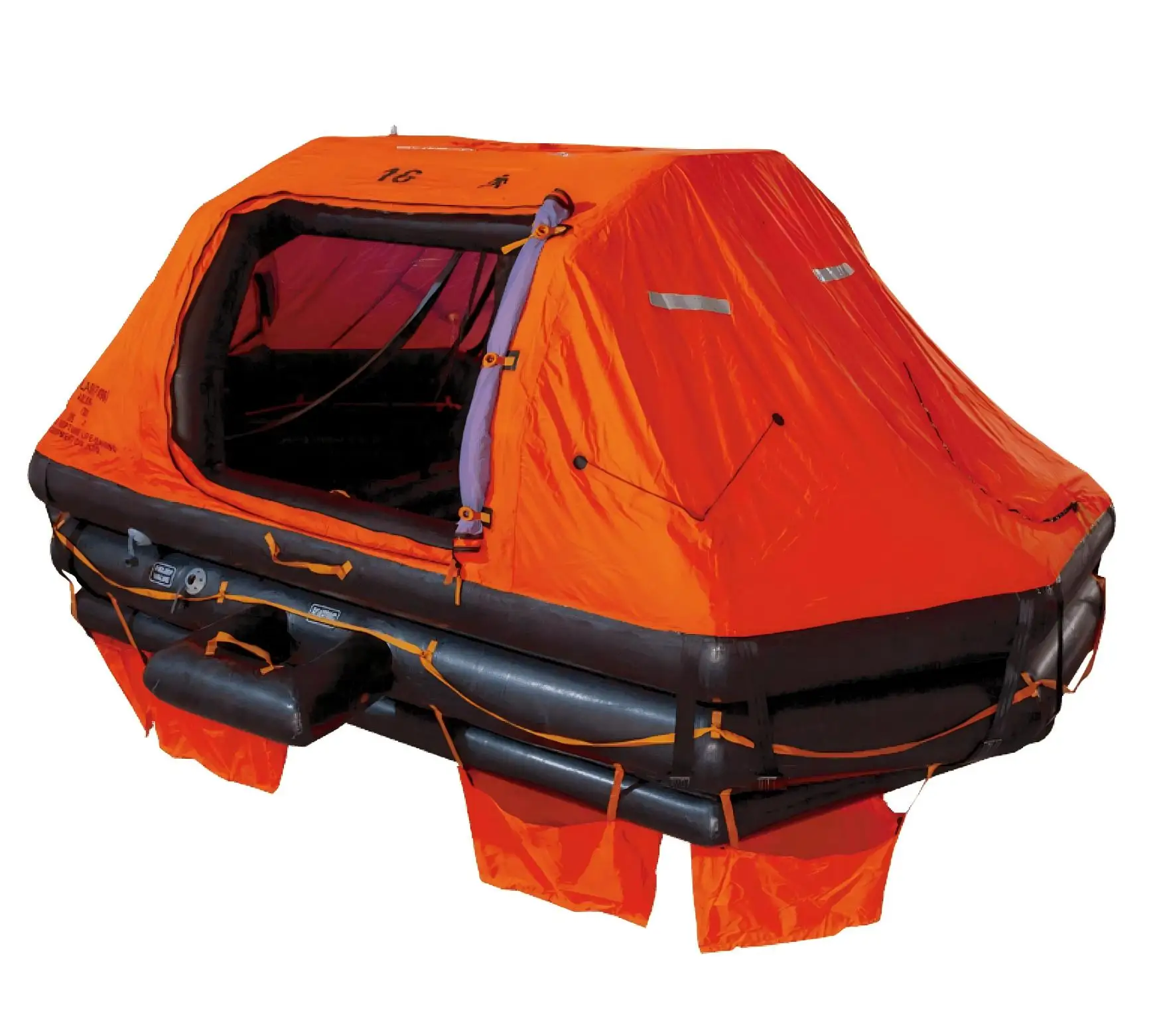 ATOB Series Throw-overboard Inflatable Liferaft SOLAS Marine Life Raft Emergency Rescue Equipment for Yacht Boat Ship