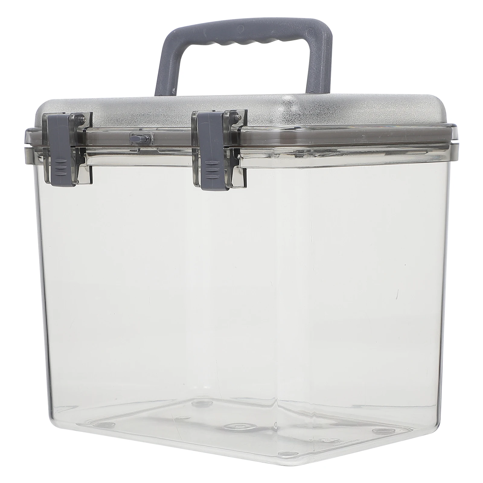 

Waterproof Camera Lens Storage Box Household First Aid Case Large Capacity Portable Handle Organizer Household Sundries