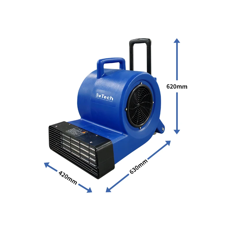 2025Commerciale portatile 3200W Potente ventilatore ad aria calda Mover Jet Blower Machine per asciugare pavimenti e moquette