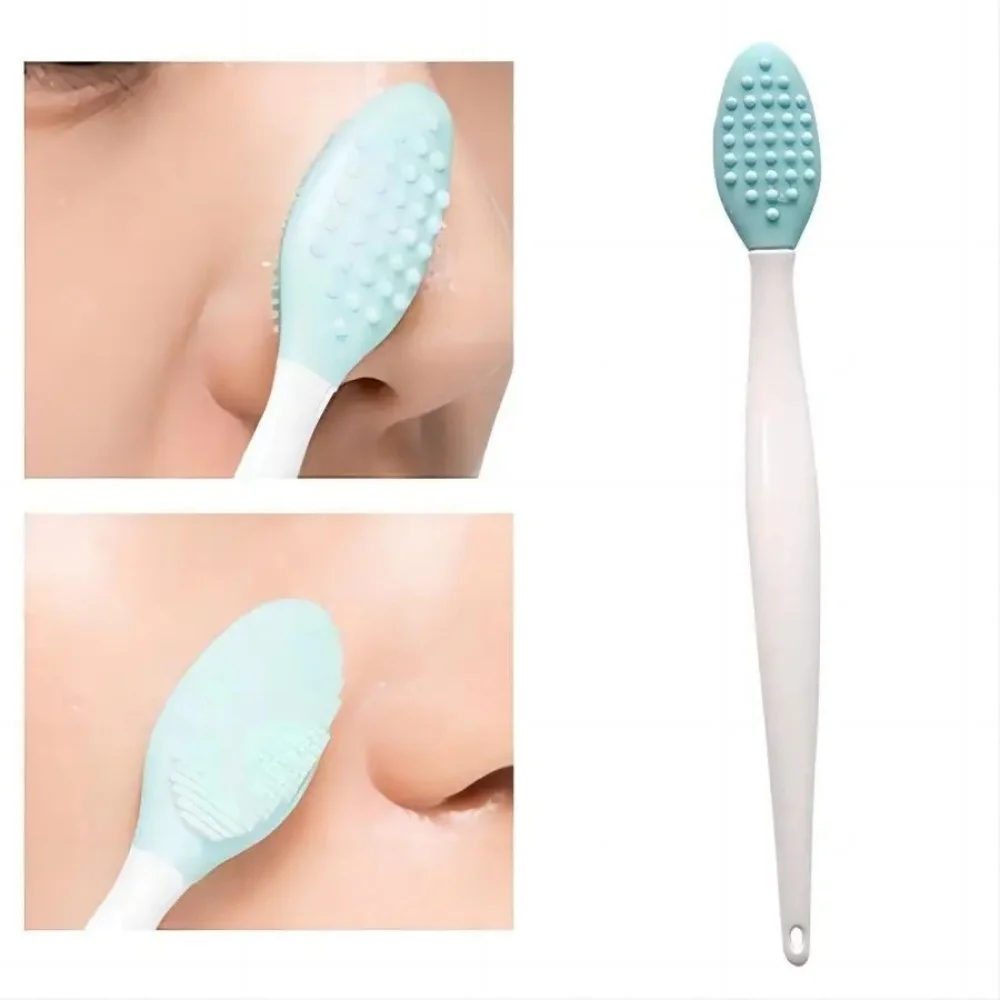 1/4PCS Soft Silicone Skin Care Cleaning Tool Silicone Facial Cleansing Brush, Exfoliating Face Scrubber Nose Blackhead Remover