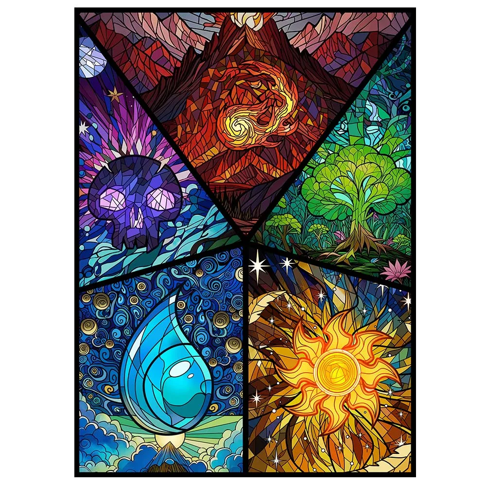 

66X91MM 60PCS Card Sleeves Standard Size Holographic Flashing AnimeTrading Cards Protectors MTG/PTCG 66X91MM Gifts