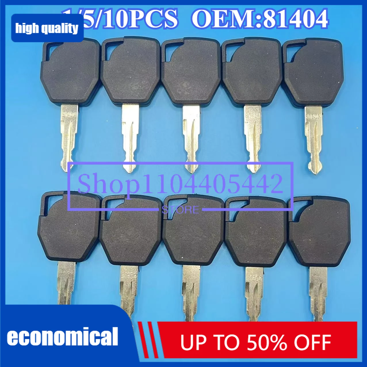 1/5/10 Pcs 81404 Ignition Keys For Backhoe KEY 760 820 860 880 970 980