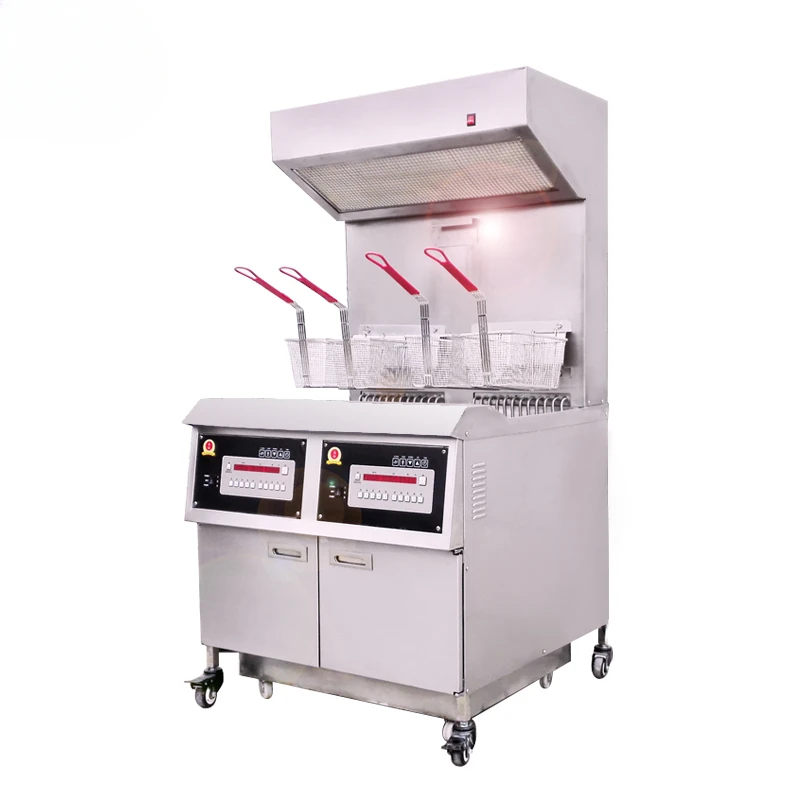 Fish and chips fryer ventless range hood fryer deep fryer for sale