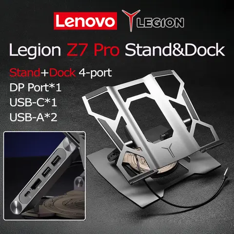 Lenovo Legion Z7 Pro Gaming Stand for 18’’ 17inch Laptop Notebook Tablet With Docking Station Hub DP Port USBA USBC PD Hollow