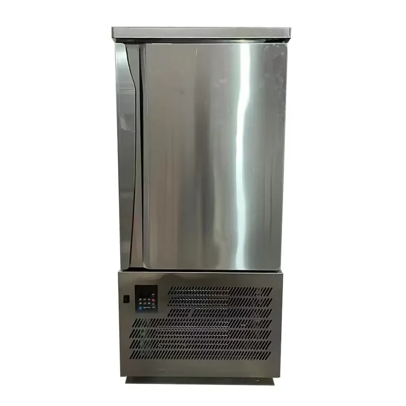 IQF-45℃ Freezer Chiller 18 Trays Essential Cooler Equipment for Seafood Meat Chocolate Cake Food Processing and Preservation