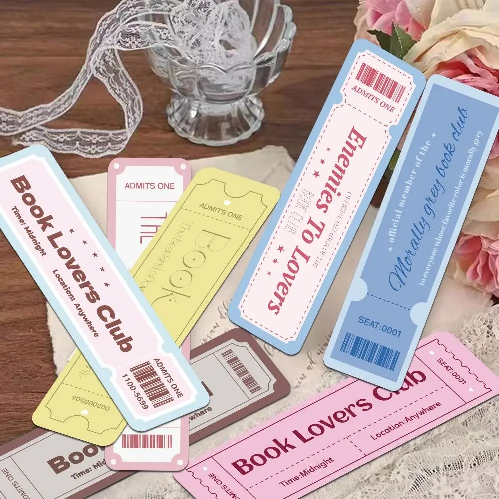 

30 шт., креативная закладка для любителей книг, водостойкая прямоугольная закладка для чтения книг, сделай сам, подарок, нумерация страниц, школьные и офисные принадлежности