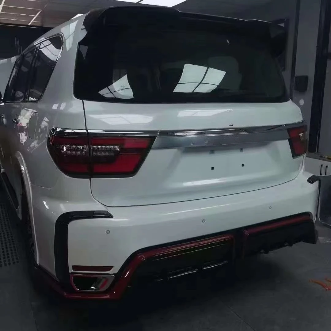 2020-2024 Y62 Patrol NISMO Style Conversion Body Kit Front Rear Bumper With Fog Light Exterior PartsCar Parts Body Kit - view 5