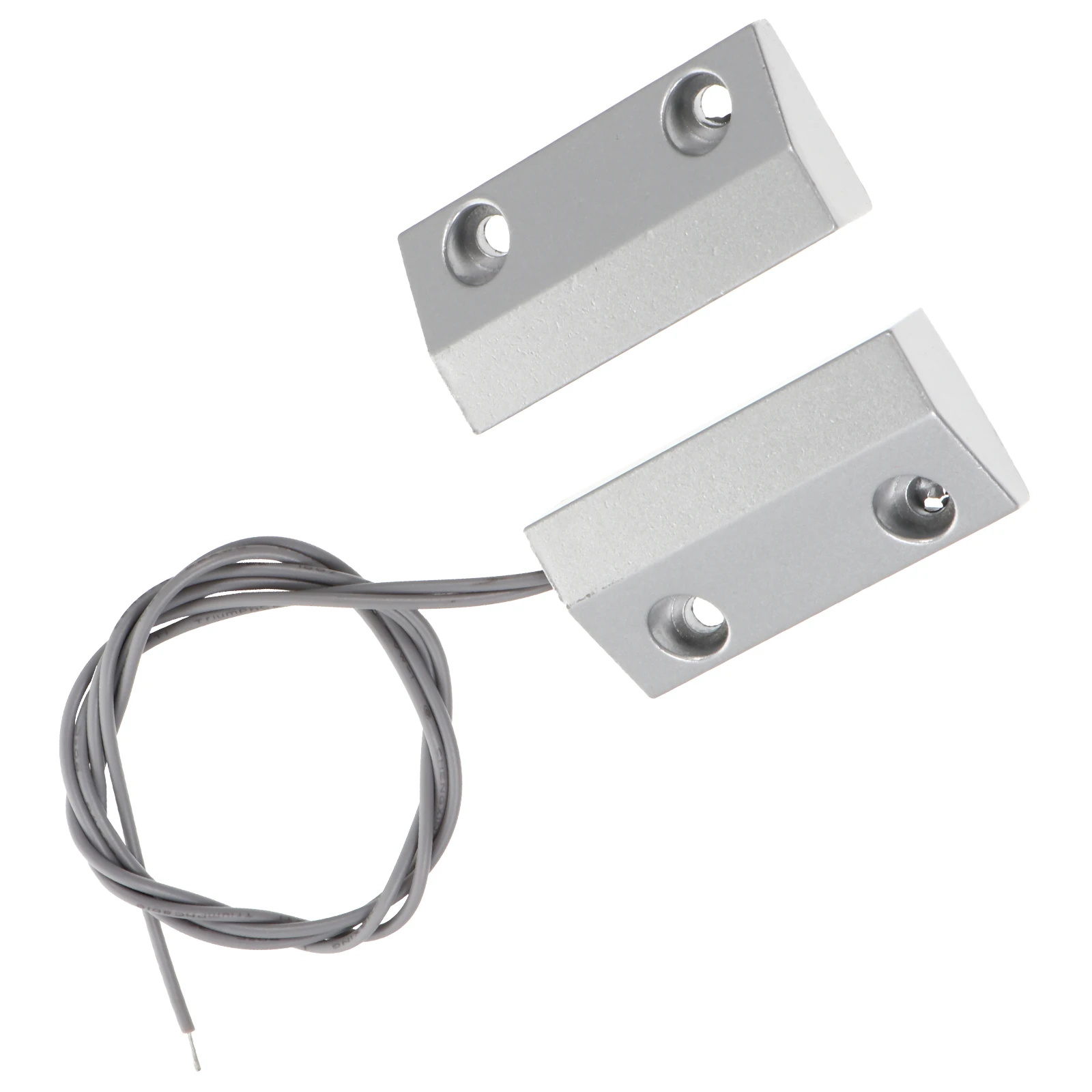 

Door Magnetic Alarm Zinc Alloy Sensor Window Garage Rust Resistant NC NO Contact Control Security Warning Device