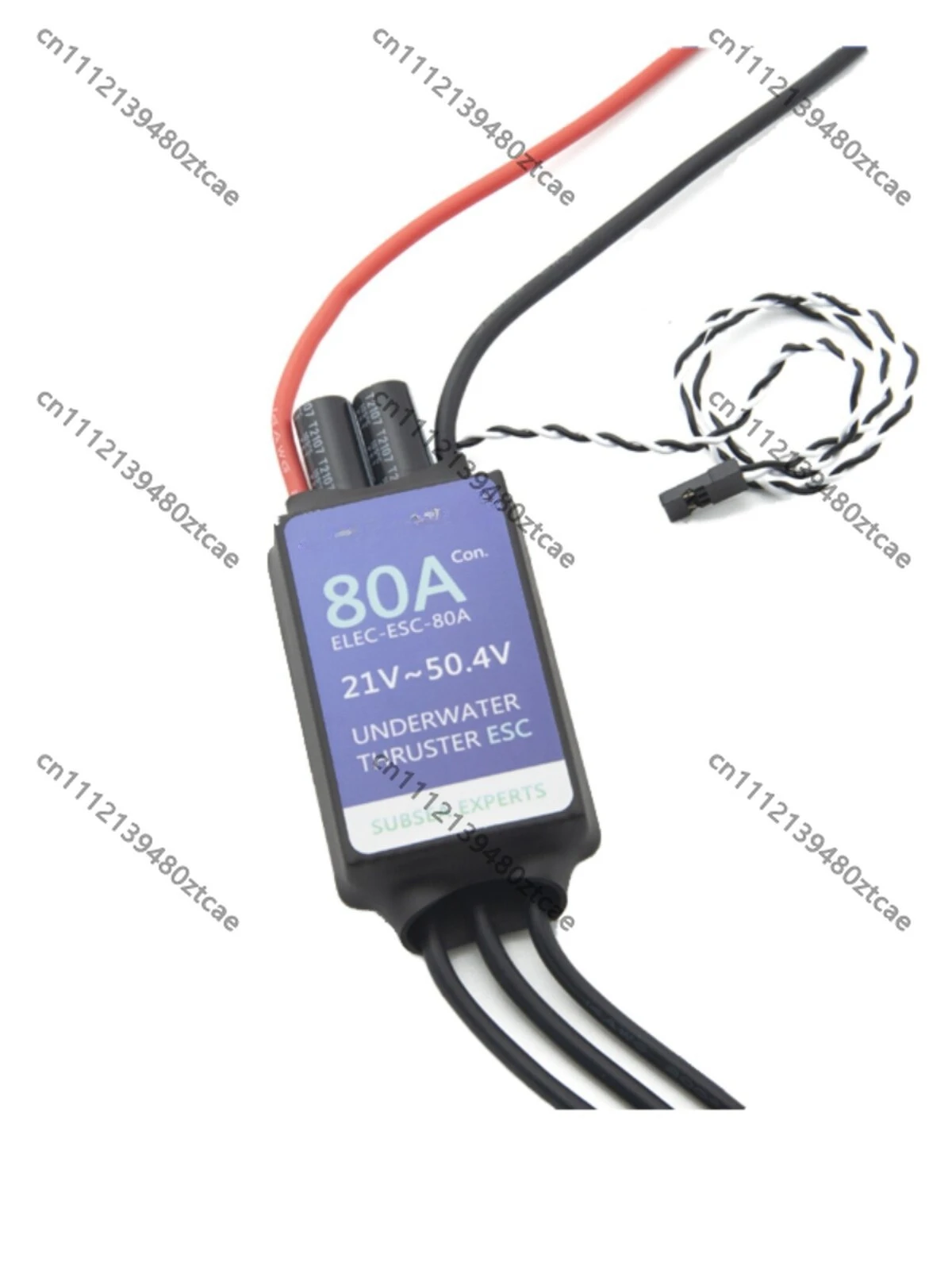 80A 160A High Voltage High Current Brushless ESC 5-12S  Electronic Speed Controller For RC Ship Model Underwater ROV Thruster