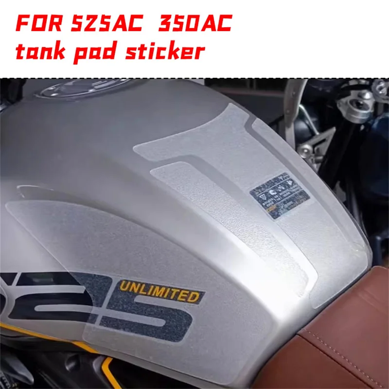 Motorcycle Fuel Tank Anti-Slip Pad Side Grip Sticker for Loncin Voge 525AC 350AC