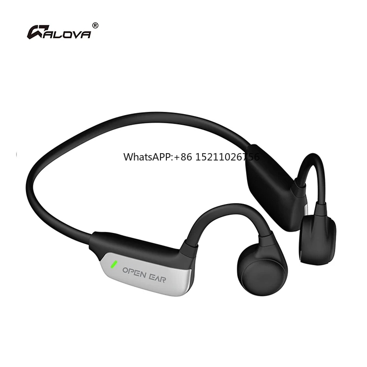 Open Ear Sport Wireless Bluetooth Headset Bone Conduction Headphone Earphone