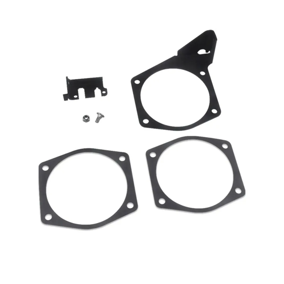 Black Throttle Body 4-Bolt Throttle Cable Bracket Fit For LS LS2 LS3 LS6 LS7 Engines Intakes 92MM-102MM LX60101 LAW163776