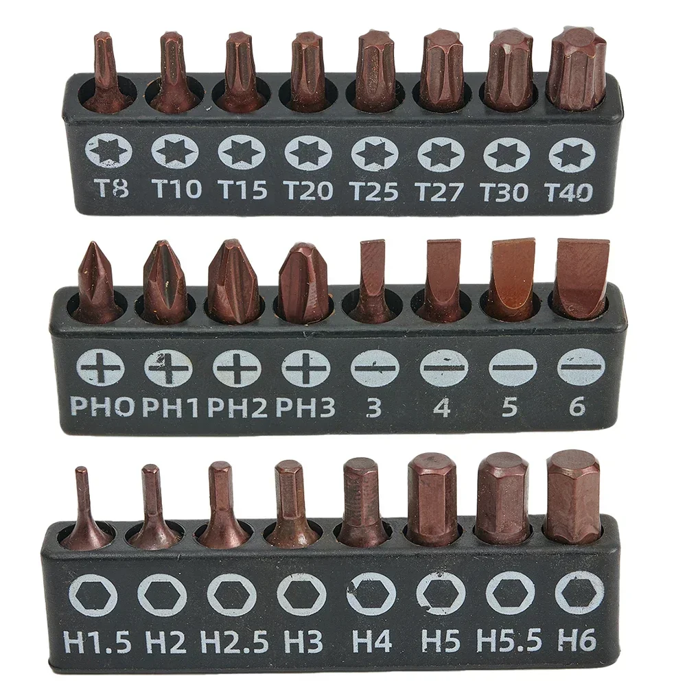8pcs Screwdriver Tamper Proof Security Bits Set PH Torx Star Screwdriver Bits Magnetic Extension Bit Holder 1/4 Inch Hex Bit