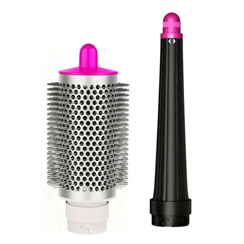 

A97G Long Curling Iron Conical Barrels Large Round Brush Attachment For Shark Flexstyle Auto-Wrap Curling Iron Textured Waves