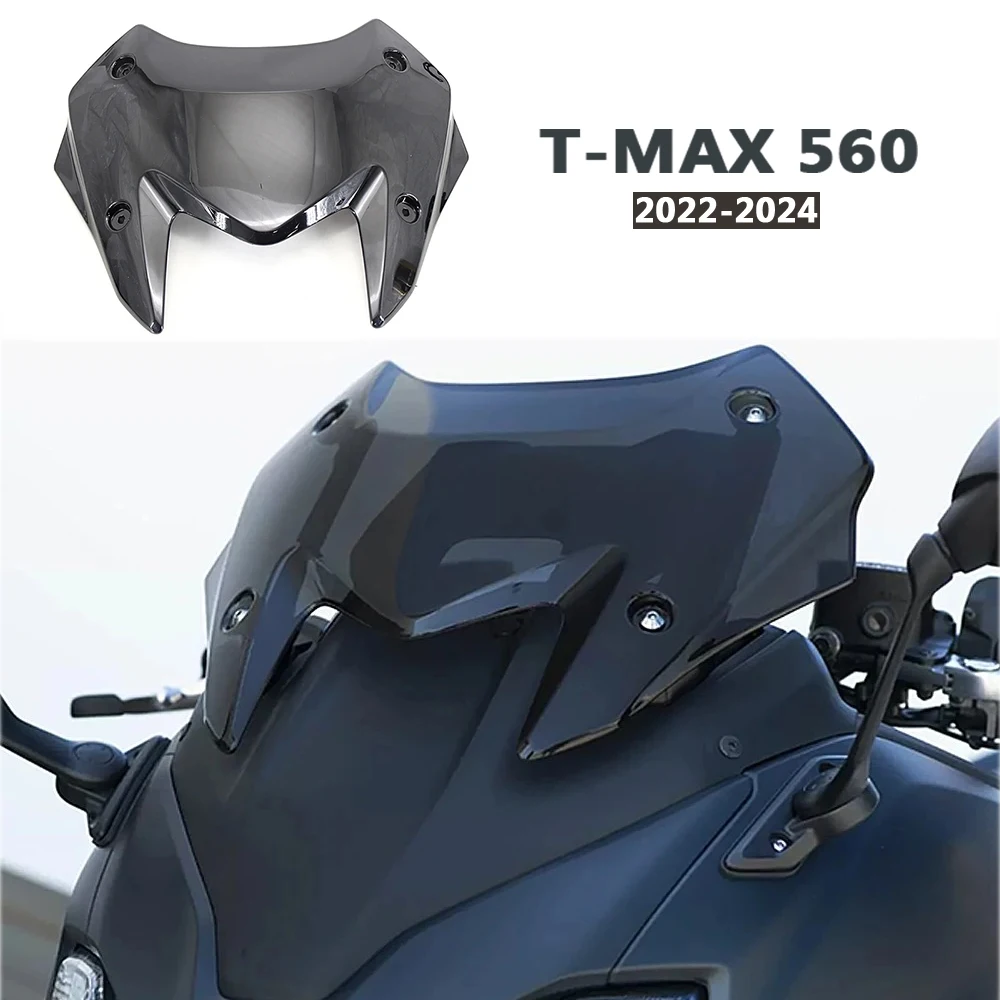 

Motorcycle Windshield For YAMAHA TMAX560 T-MAX T-Max 560 Tech MAX 2022 2023 2024 Windscreen Deflector Kit Fairing Cover
