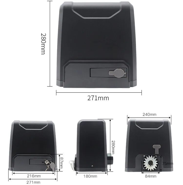 

Heavy Duty Automatic Curved Motorized Sliding Gate Opener 12v Electric 1000kg Solar Sliding Gate Motor Dc Heavy Duty Auto