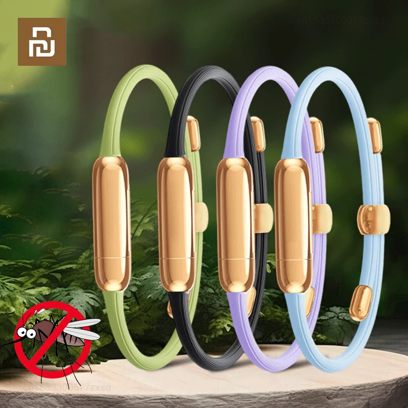 Pulsera Repelente de Mosquitos para Niños, Protección Contra Insectos, Anti-Picaduras, para Adultos, Campamento al Aire Libre