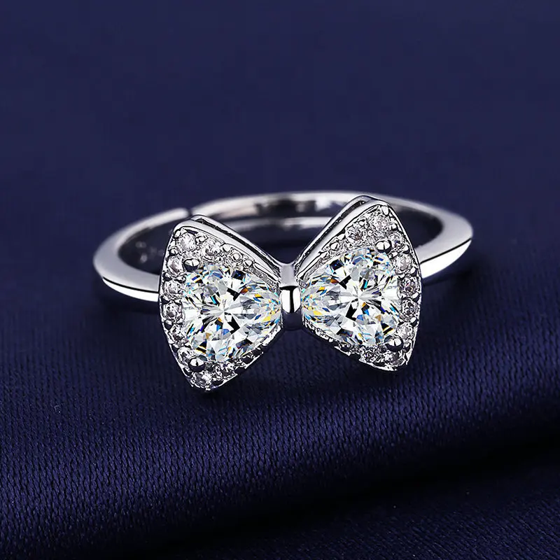 Neuer Ring aus 925er-Sterlingsilber, Moissanit, schlicht, für Frauen, Hochzeit, Luxus-Schmuck, Verlobungsring, Mode, Party, Geschenke