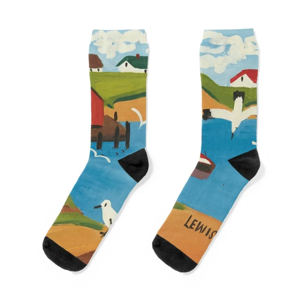 Maud Lewis Socks Sports ankle Socks For Men Women's