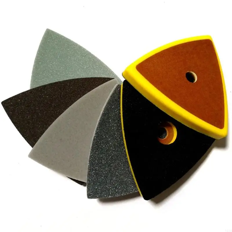 papel lija triangular Y51B lijadora universal